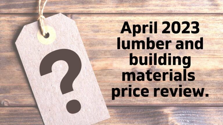 Front Range Lumber April 2023 lumber price review