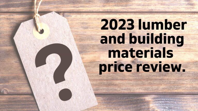 Front Range Lumber 2023 lumber price review